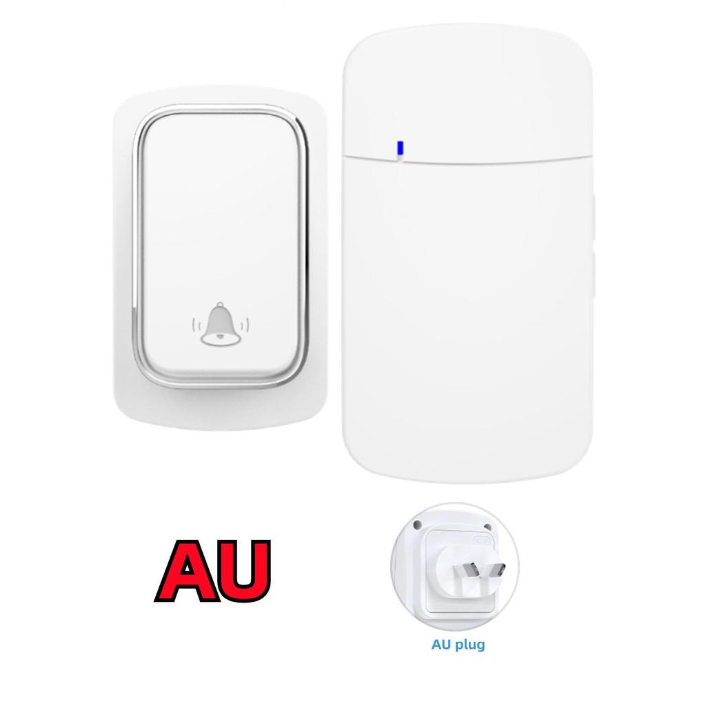 Self-Powered Wireless Doorbell, Australian Standard, Waterproof, High-Volume, Kinetic Energy, Remote Caller