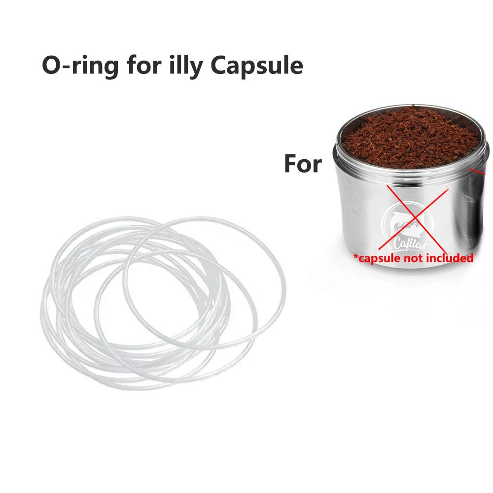Silicone Rubber O Rings Replacement Gaskets Seal Ring Parts For Philips Senseo Illy Coffee Machine Capsule Barista Accessory