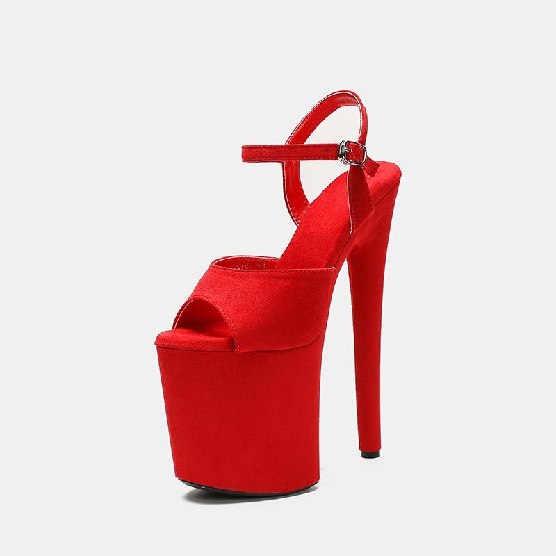 

Ночной клуб танцы на пилоне модель автомобиля подиум водонепроницаемый размер стола высокие каблуки тонкие каблуки ненавижу небесно-высокие сандалии женщины 37 красный