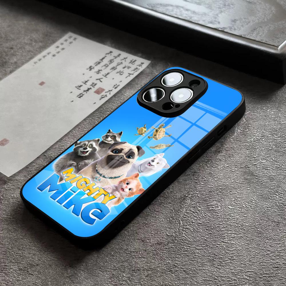 

Mighty Mike Phone Case For IPhone 17 Pro Max 14 Pro 15 12 11 13 Mini X XR XS 16 Plus SE Glass Cover iPhone17ProMax
