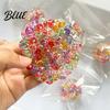Tactile Stimulation Ball 2/3/5Pcs Bead Filled Stress Anxiety Relief Beaded Squeeze Colorful Toy Portable Travel Soft TPR Textured Sensory Fidget
