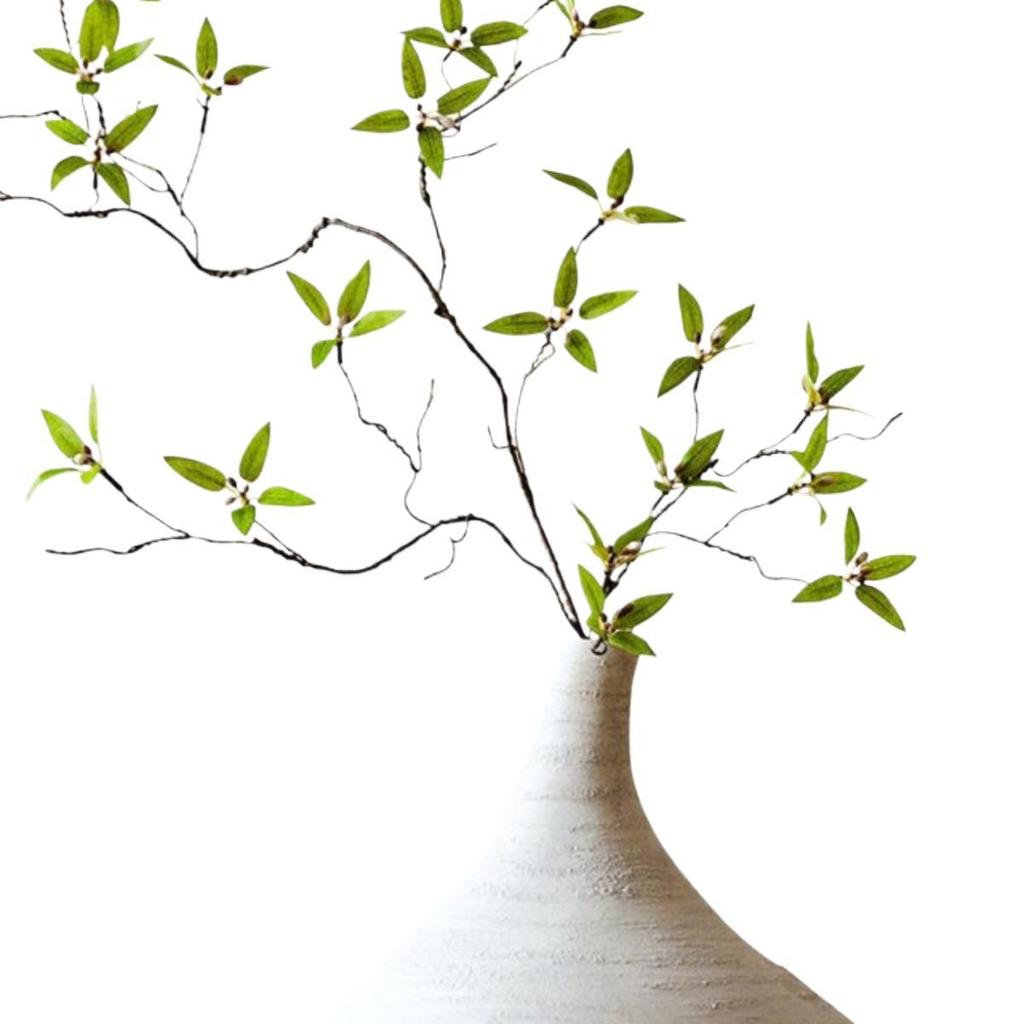 Decor în stil chinezesc cu viță de rodie și ramuri - Artă florală artificială pentru living