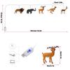 Animal String Lights 10 LEDs Small Animals String Lights Children Room Decoration for Kids Room