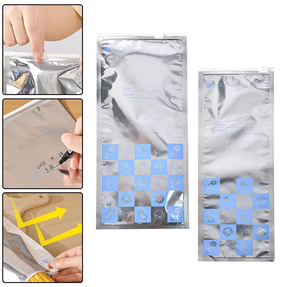 Reusable Food Sealing Bags Zip Lock Kitchen Fresh Bag Food Storage Bag Kitchen Refrigerator