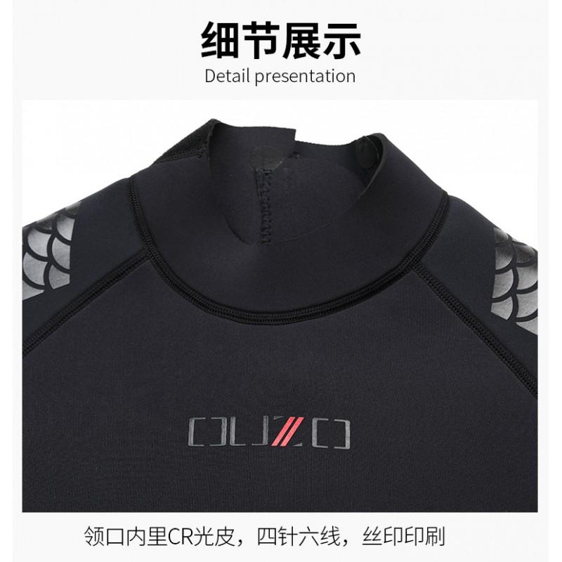 3mm Full Body Wetsuit Men Women Scuba Diving Snorkeling Freediving Surfing Warmth Protection Long Sleeve Chloroprene