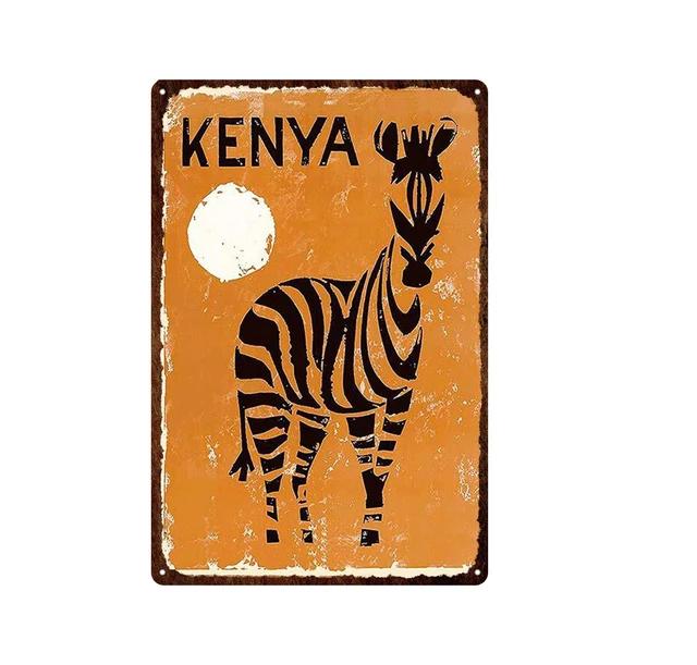 Morocco Hawaii Africa Sunset Scenery Metal Sign Vintage Travel Poster Hot Sale Wall Art Decoration Retro Iron Painting Tin Pl
