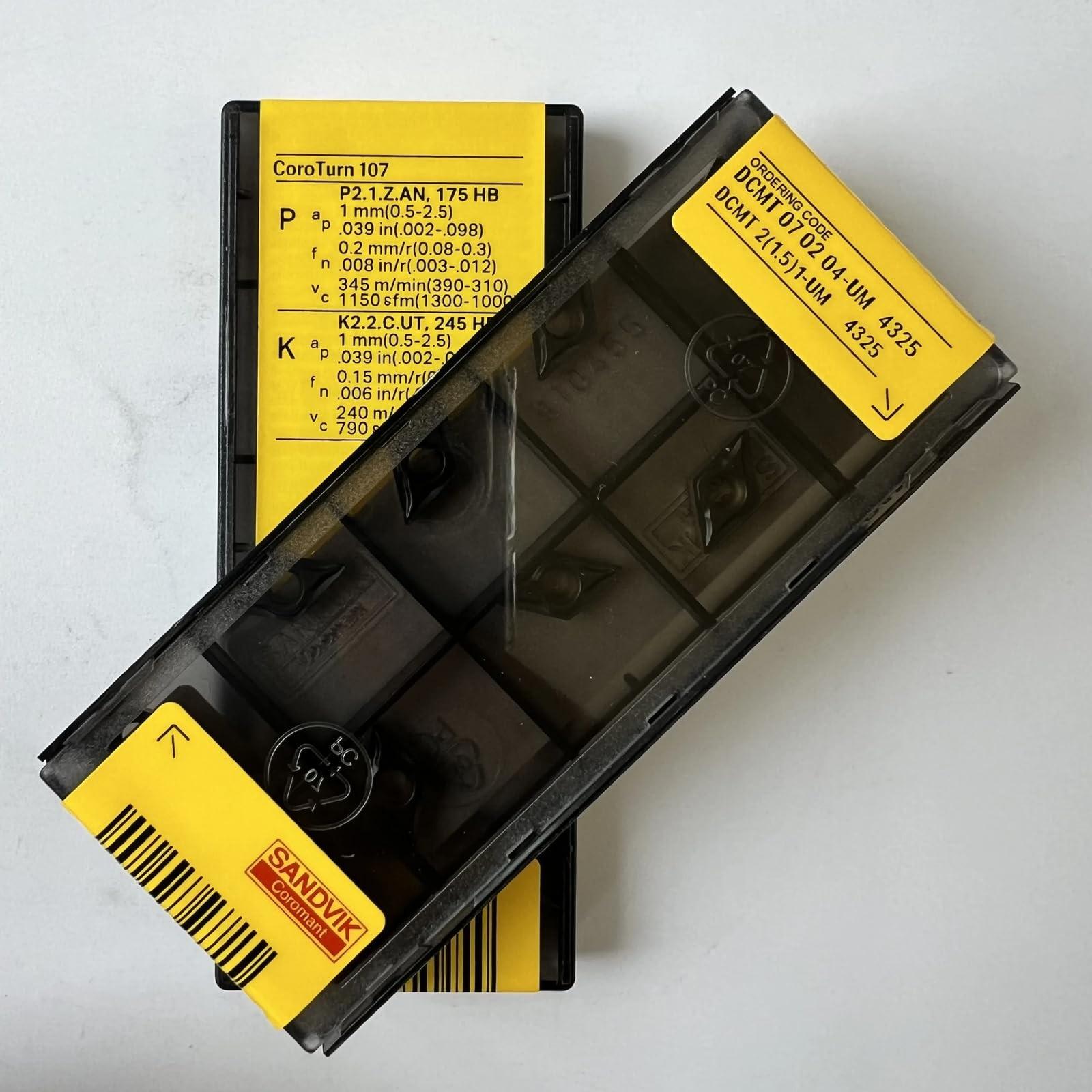 

Original Sandvik / DCMT070204-UM 4325 /CNC lathe carbide blade tool 10 Pcs