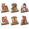6 Pcs DIY Rhinestone Painting Birthday Gnome Greeting Card Kit 5D Rhinestone Art Birthday Cards for Adults Kids Anniversary Holiday Gifts