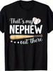 Baseball-Tante Lustig Das ist mein Neffe da draußen Baseball-T-Shirt Gleicher Stil für Männer und Frauen 2025 Sommer Kurzärmelig P