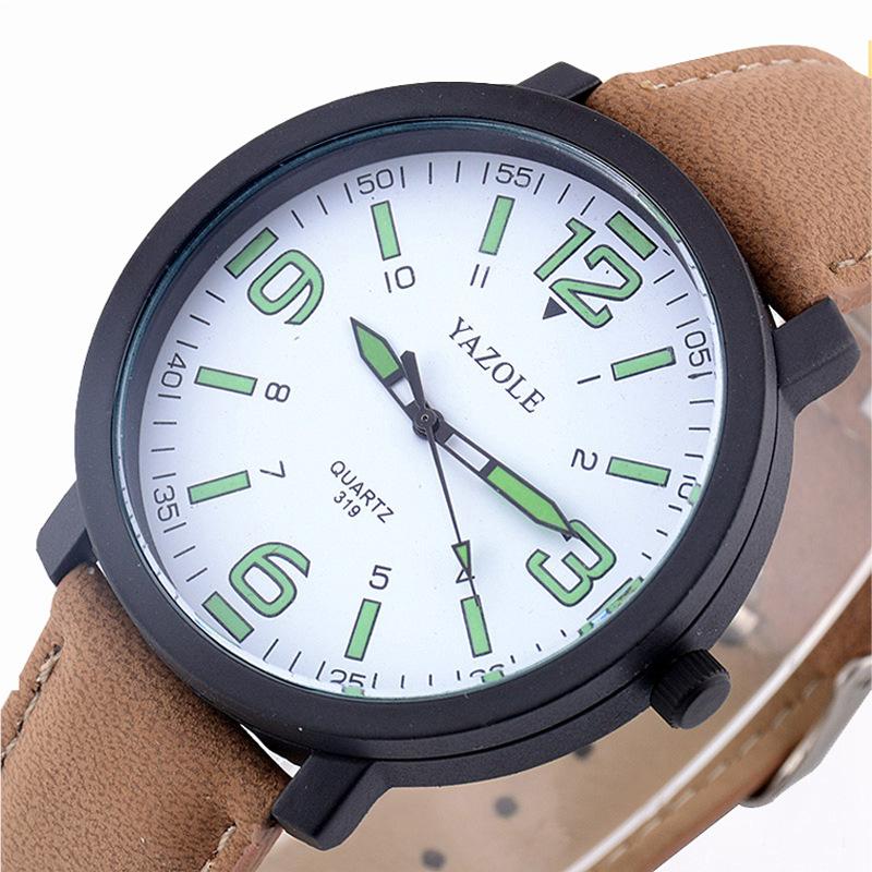 CQ102 Fashionable and Trendy Wen Watch with Night Light Hands Simple Couple Quartz Watch Vintage Clock Gift Watches for Man