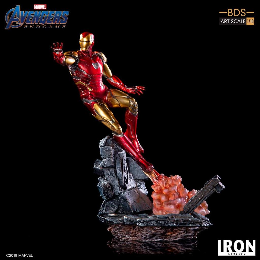 Iron Studios 1/10 Scale Iron Man Avengers Endgame Iron Man Mark LXXXV BDS