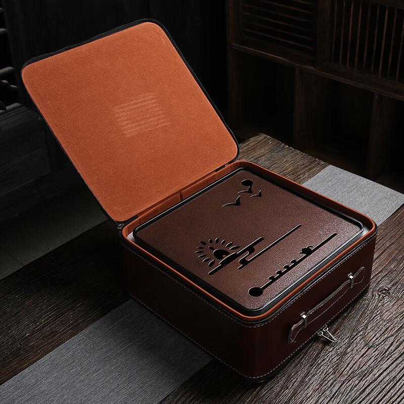 Cha Xun White Porcelain Travel Tea Set (13 Pcs)