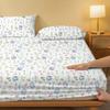 1 Piece Of Flora Pattern Frosted Bedsheet, Bedroom Printed Bedspread, Bedding (Excluding Pillowcases)