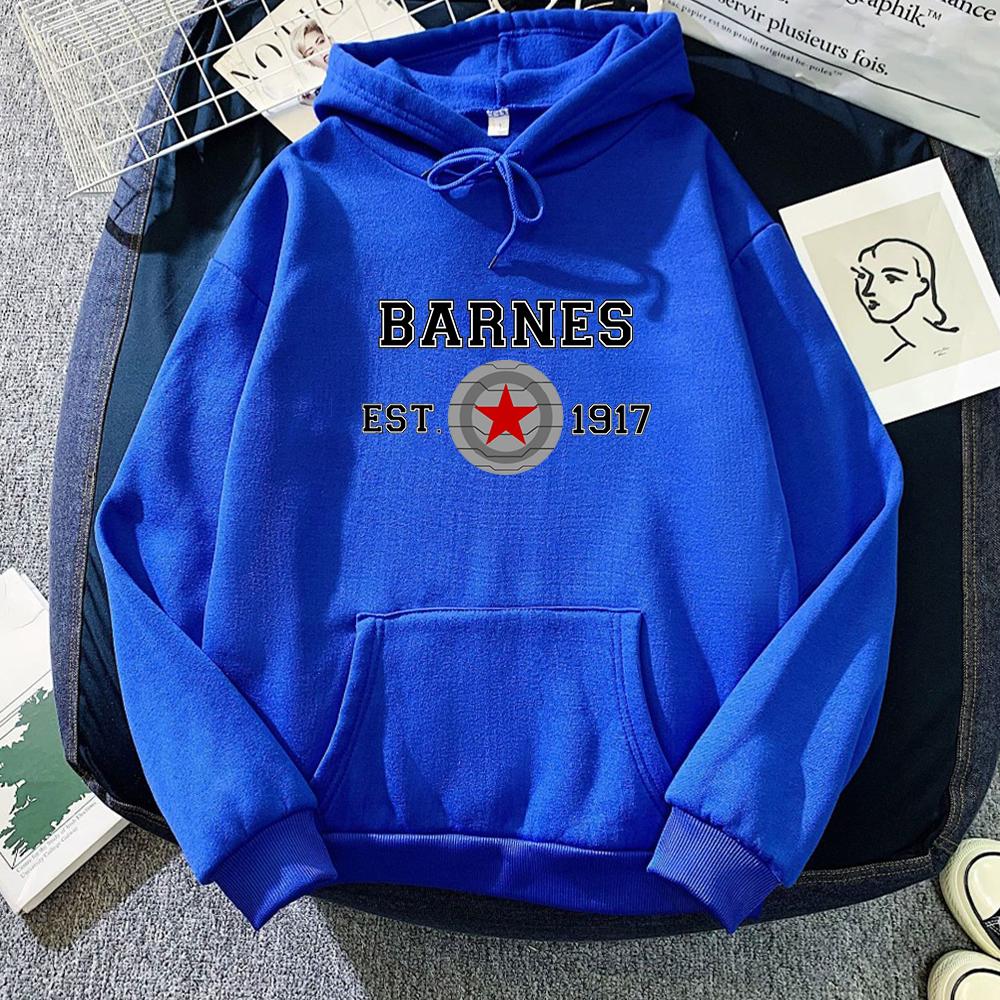 Hoodies Sweatshirts Vintage Winter Barnes 1917 Letter Print Hoody Women Kawaii Clothes Hip Hop Casual Unisex Streetwear Itself Tops