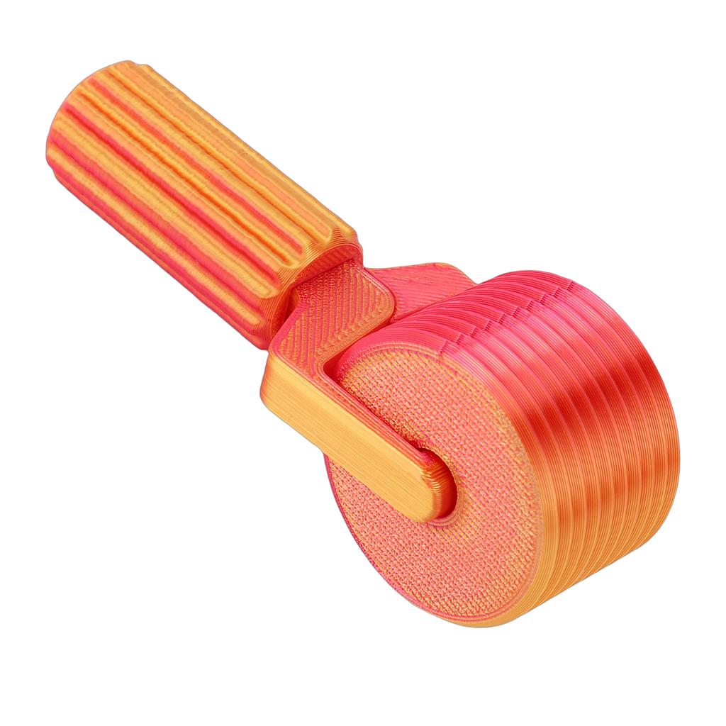 Rhinestone Painting Roller Easy Grip Handheld Rhinestone Embroidery Press Roller for Pressing Red Gold Gradient Color