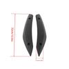 Low-Profile Motorcycle Windshield Trim Easy to Install, Tapered,