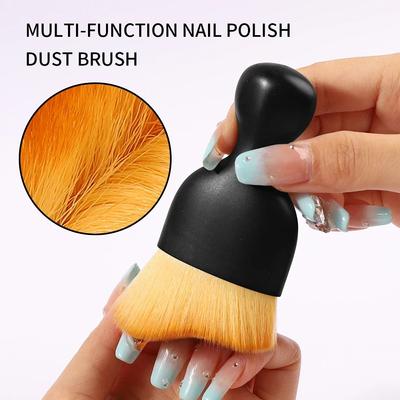 Pennello per Nail Art Rimuovi Polvere per Unghie Pennello Acrilico Gel UV Smalto Polvere Strumento di Pulizia Pennelli per Trucco di Bellezza Accessori per Manicure