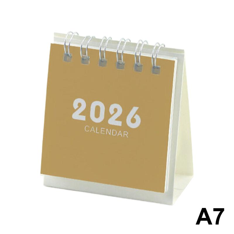 2026 Mini Calendars Creative Desk Portable Travel Calendars With Butterfly Capybara Designs Monthly & Weekly Planner Calendar
