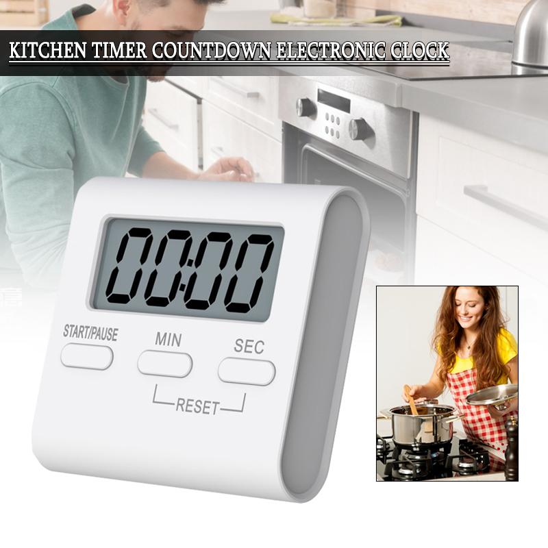 

PDTO цифровой магнитный ЖК-таймер гоночный кухонный домашний будильник с обратным отсчетом секундомер