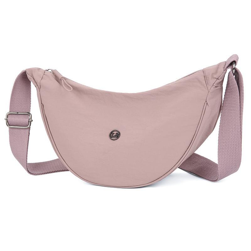 High value nylon messenger bag women's new casual versatile dumpling bag light fashion commuter shoulder cloth bag