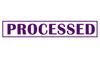 Printtoo Processed Self Inking Rubber Stamp Pre-Inked Office Stamp- Home Office Business Stationery, Black- 42 x 9
