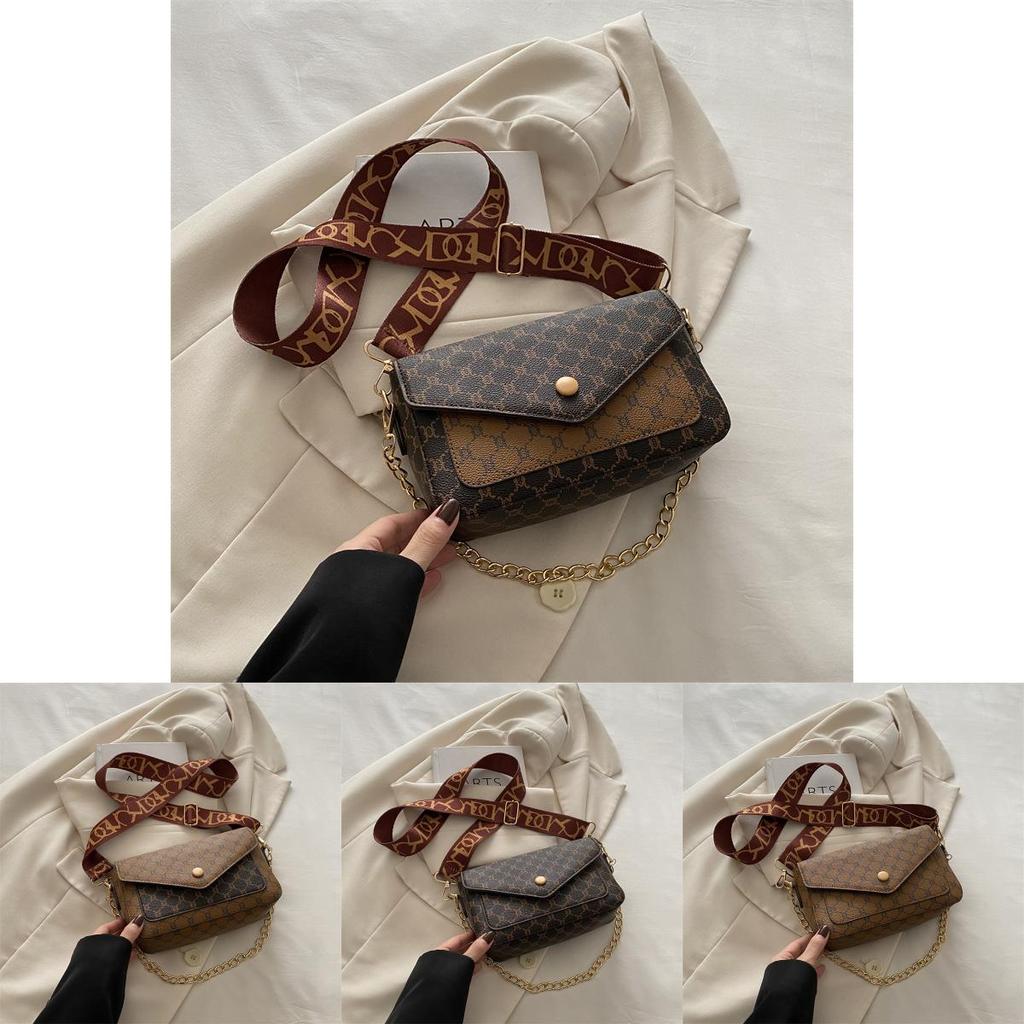 Pu Small Square Shoulder Bag For Women With Top Flap And Inner Phone Pocket For Daily Use