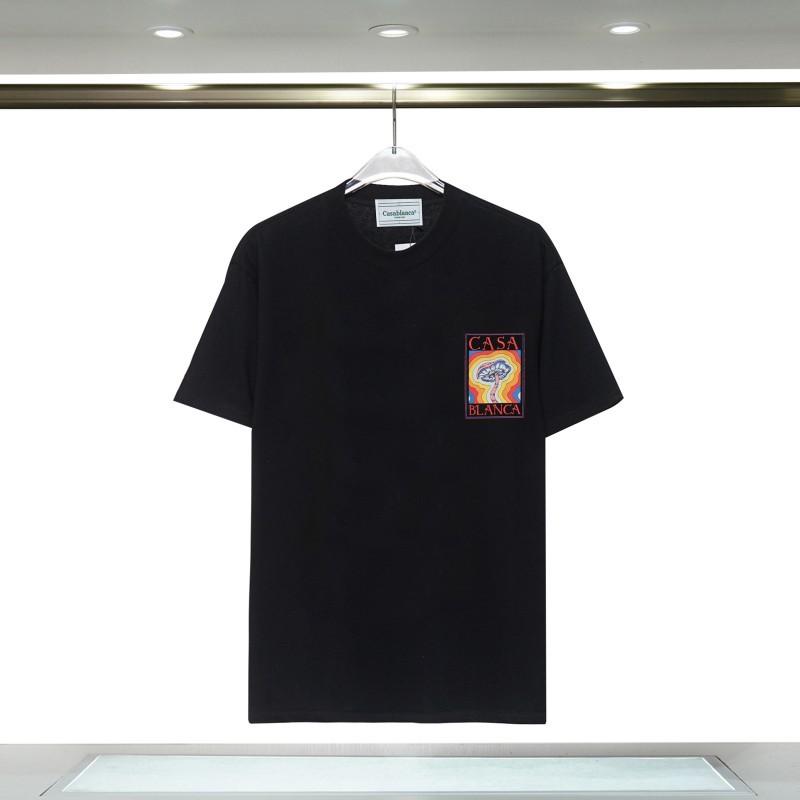 Casablanca 23 Frühling und Sommer Neuheit Fantasie Tor Sternenhimmel Schloss Casa Buchstaben Logo Kurzarm Partner T-Shirt