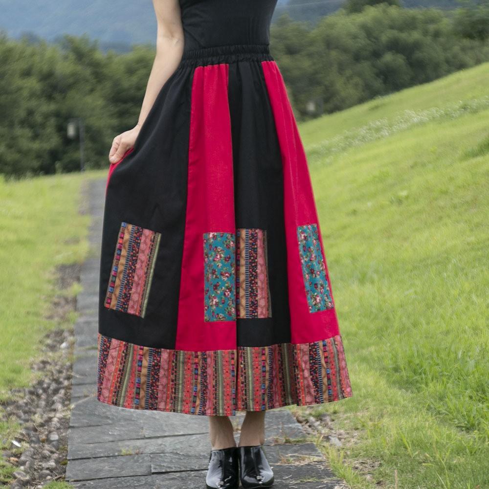 

Womens Solid Pleated Elegant Midi Elastic Waist Skirt One Size чорний