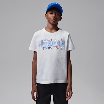 Jordan Kids T Shirts Crew Neck Moderate S