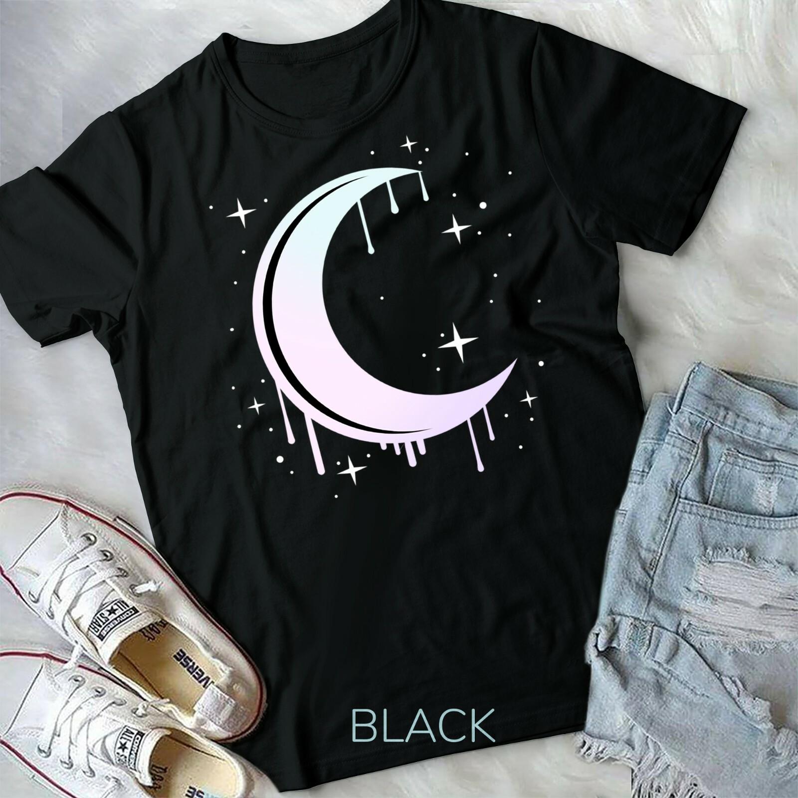 Pastel Moon Anime Kawaii Pastel Goth Unisex Form T-shirt S