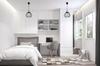Hanging Lamp, Ceiling Chandelier, Wire Shade, Led