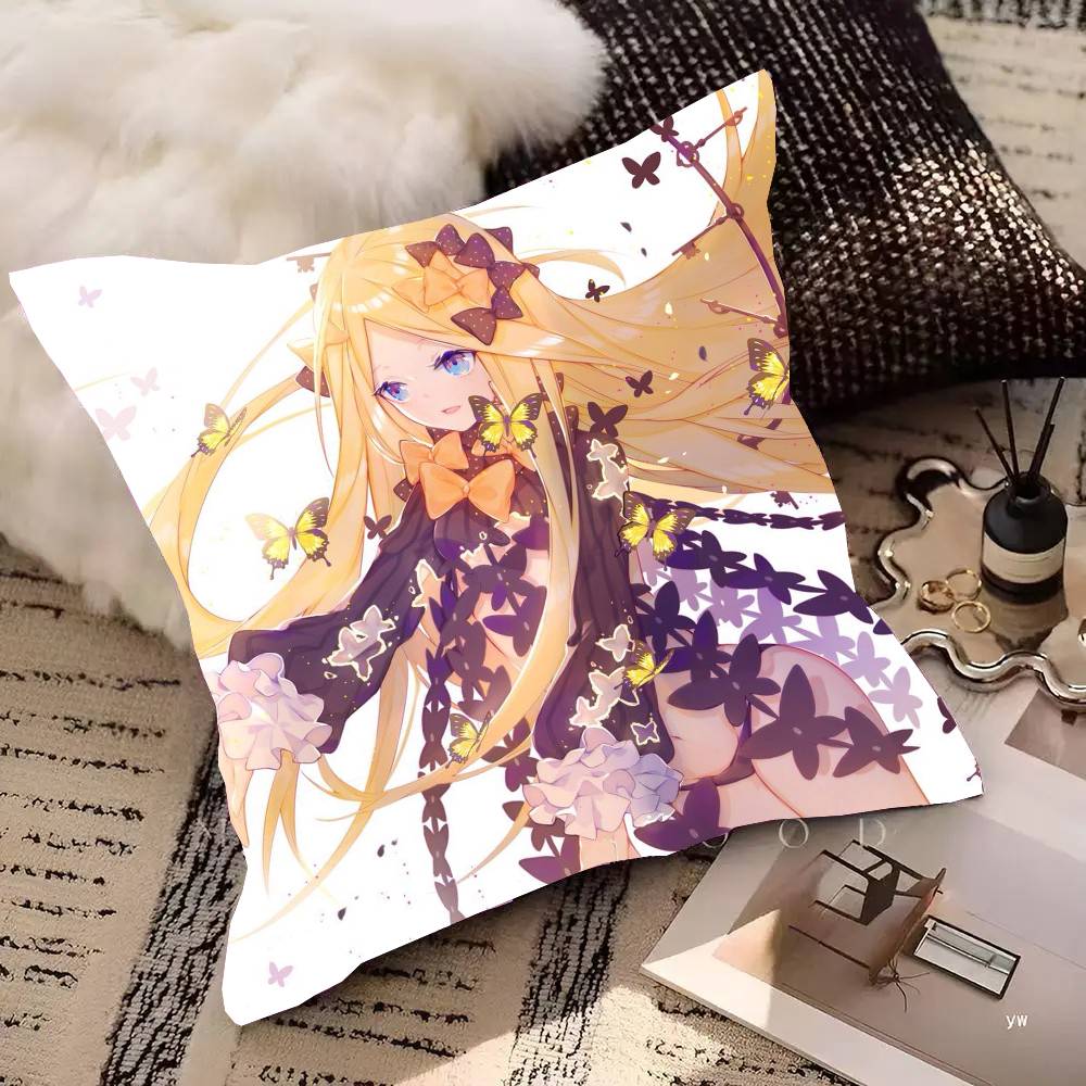 Abigail W-Williams Anime Game Fate Pillow Case Fashion Square Pillowcase Bedroom Sofa Room Ins Decoration Leisure