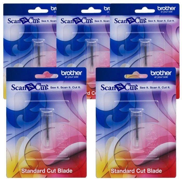 Lames de découpe standard - BROTHER - ScanNCut - Métal - Lot de 5