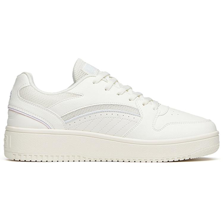 New Anta Abrasion Resistant Low top Skateboard Shoes Women's White 922148066-3