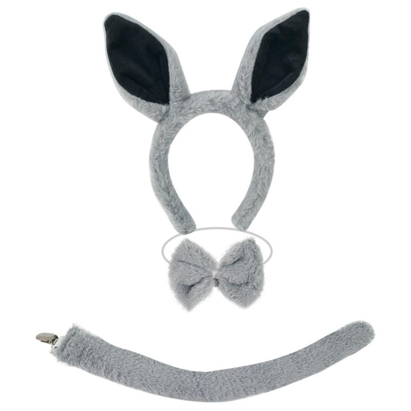 Fashion Animal Ear Headbands Plush Cosplay Accessories Cartoon Headpieces For Kids And Adults Birthday Theme Party