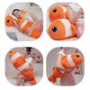 Ocean Style Cartoon Clownfish Pillow Soft Plush Cushion for Living Room Bedroom Sofa and Bay Window Decor