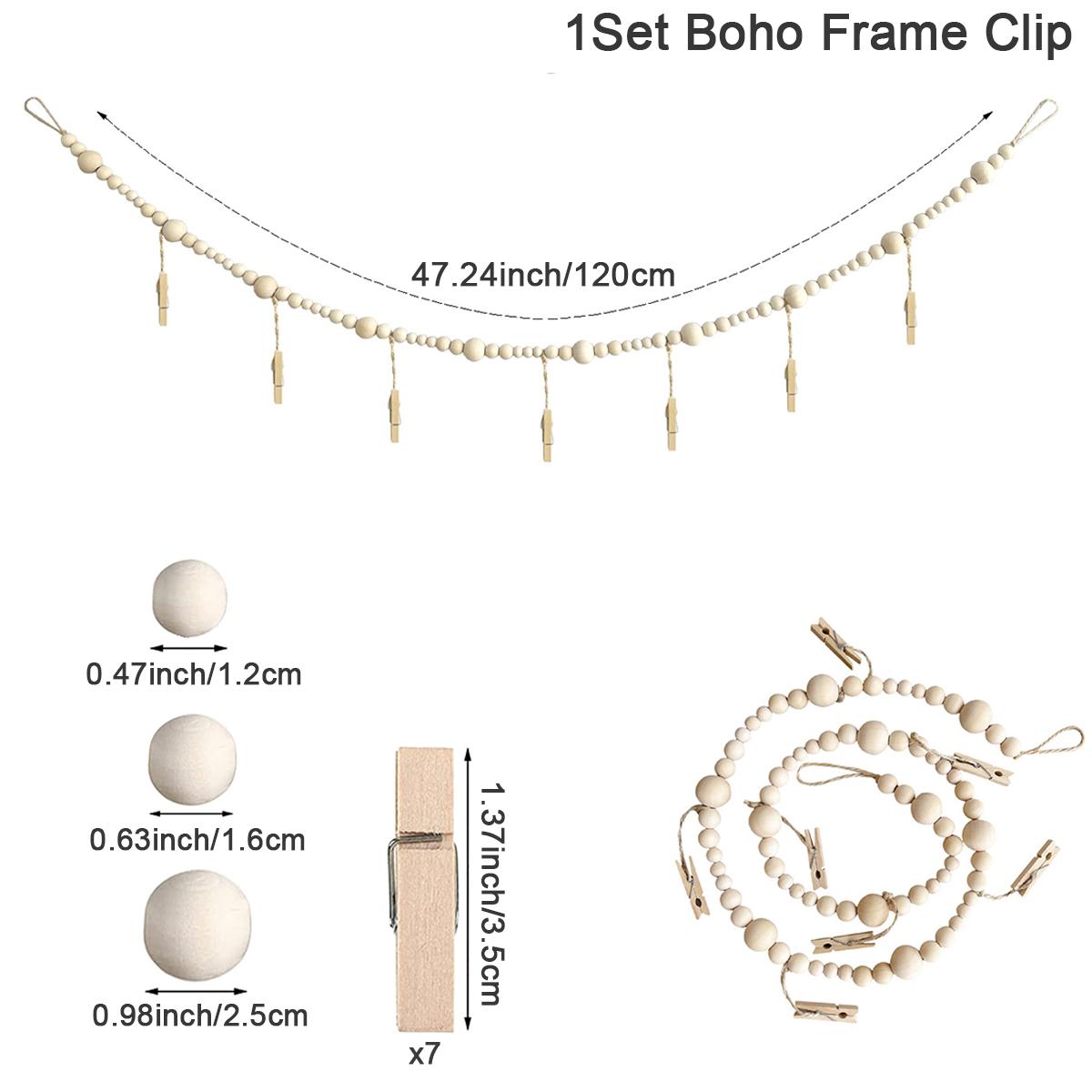 

Витрины для фоторамок, настенные коврики для фотографий, подставка для подвешивания фотографий с зажимом, подвеска в виде сердца, деревянная бусина, стойка для показа пеньковой веревки