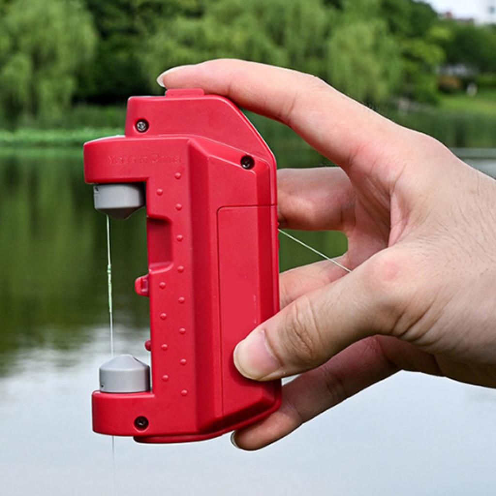 Tying Tool Electric Knotter Fishing Hook Tiers Portable Line Knot Tying Machine Fishing Line Knotting Assist Tool
