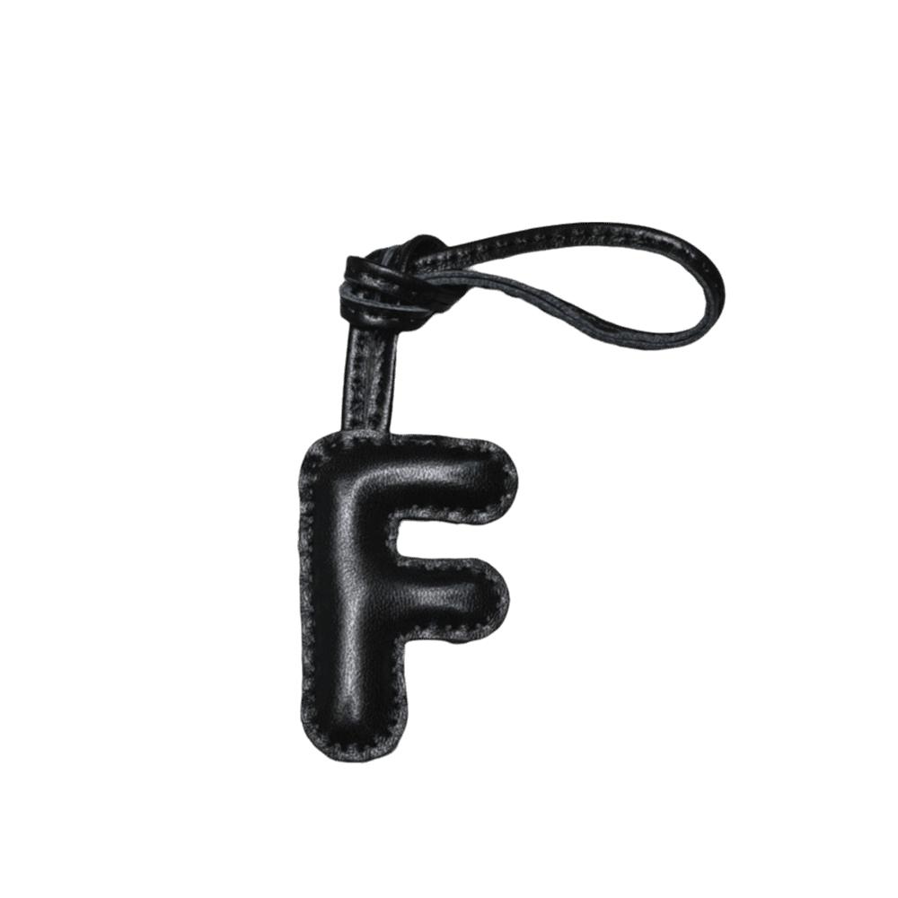 26 Initials Leather Alphabet Key Chain Genuine Sheepskin Car Pendant  Ladies