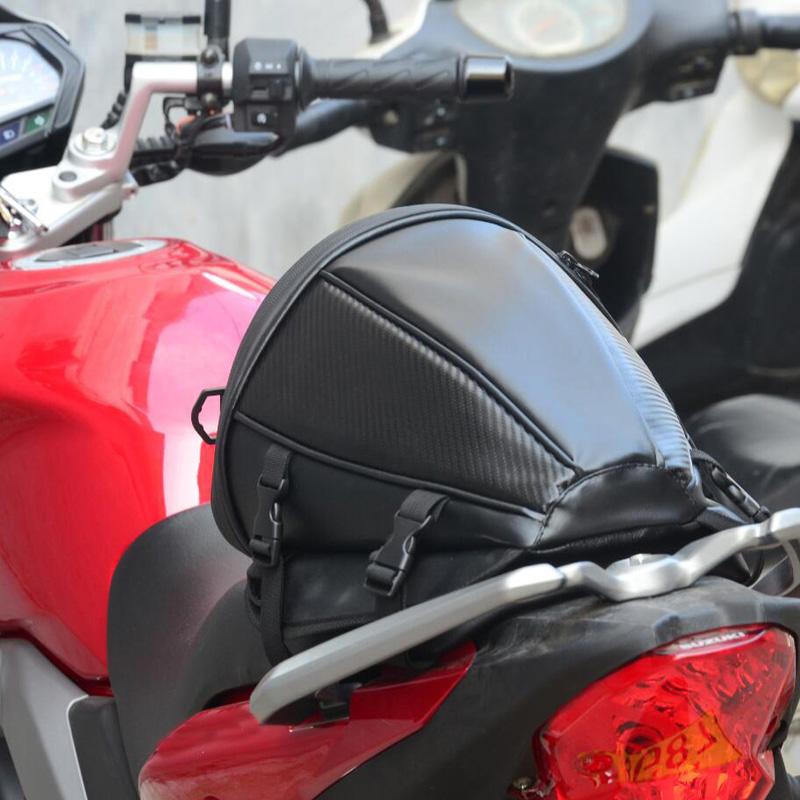 Borsa da Sella Posteriore Impermeabile per Moto Borsa Sportiva da Viaggio Borsa Posteriore da Sella per Moto Motorino Borsa Laterale Posteriore