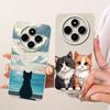 Für Xiaomi Redmi 14C Hülle Redmi14C Neue Niedliche Katze Silikon Weiche Abdeckung Für Poco C75 PocoC75 Redmi A4 A3 Pro Schutzhüllen