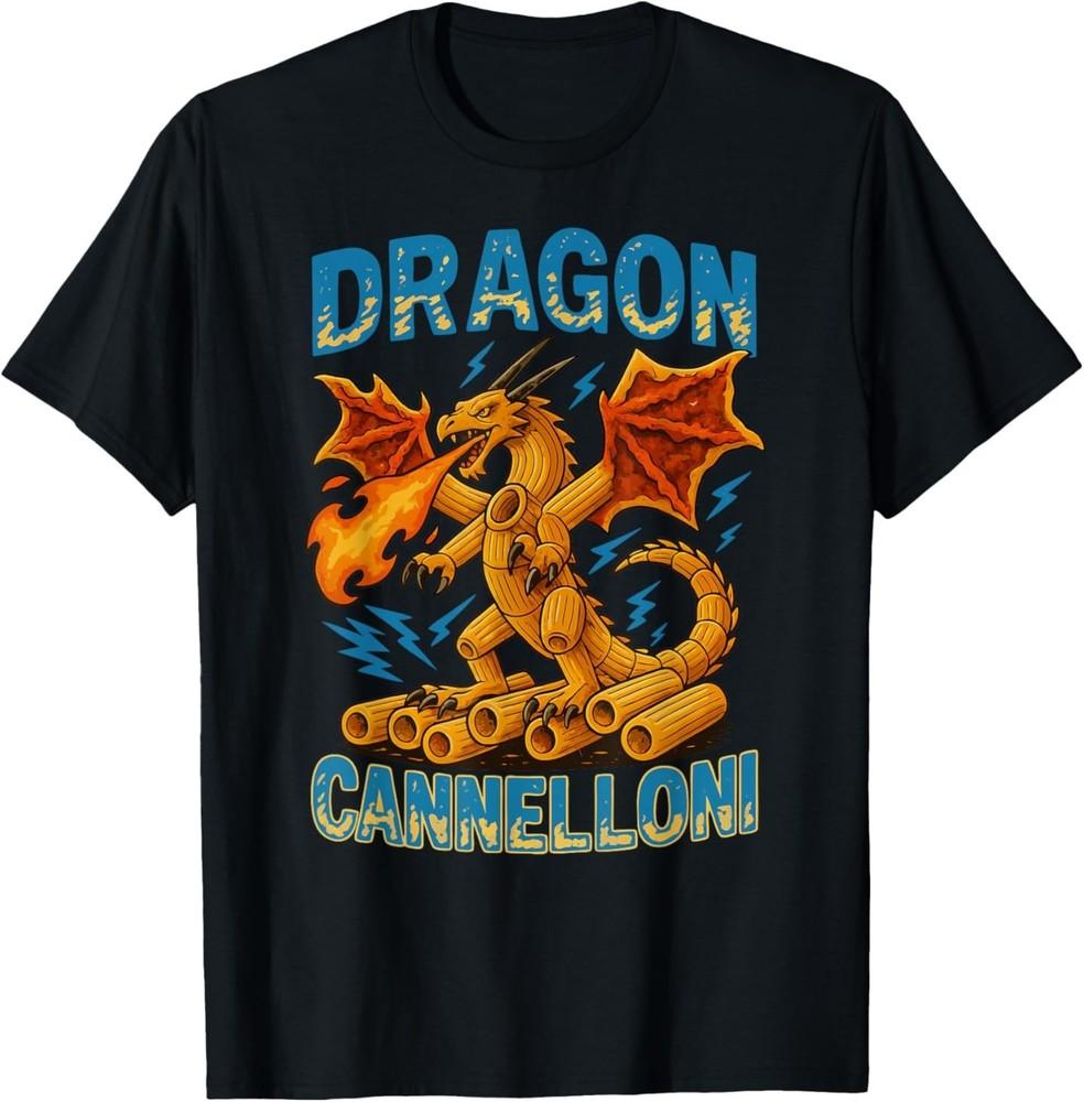 Brain Rot Meme Italian Brainrot Dragon Cannelloni T-Shirt 4XL