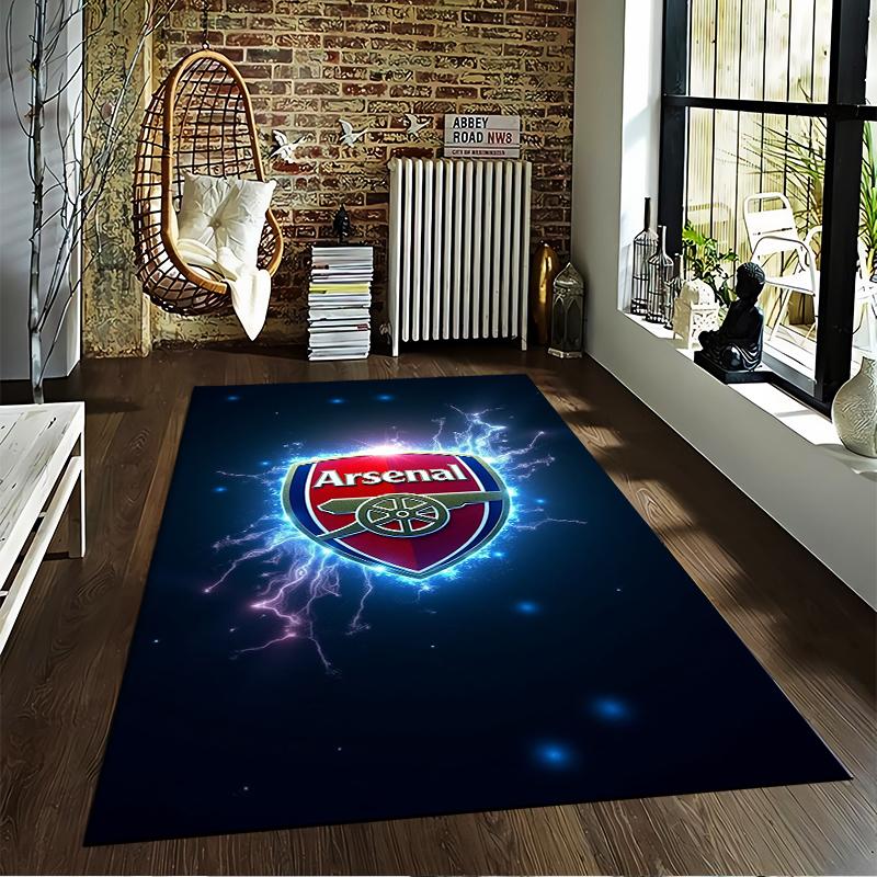 Arsenal Logo Designed floor mat, suitable as a non-slip mat for the living room or bedroom sofa