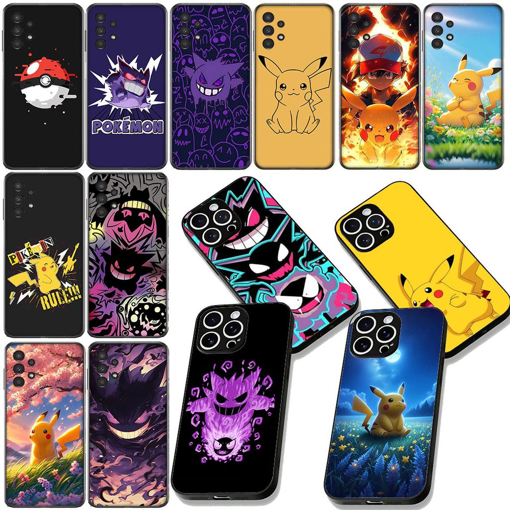 P-Pokemons GO Gengar P-Pikachus Cover for Motorola Moto Edge 50 30 Fusion 40 NEO Ultra Pro G22 G23 G20 G35 G84 G13 G53 Case