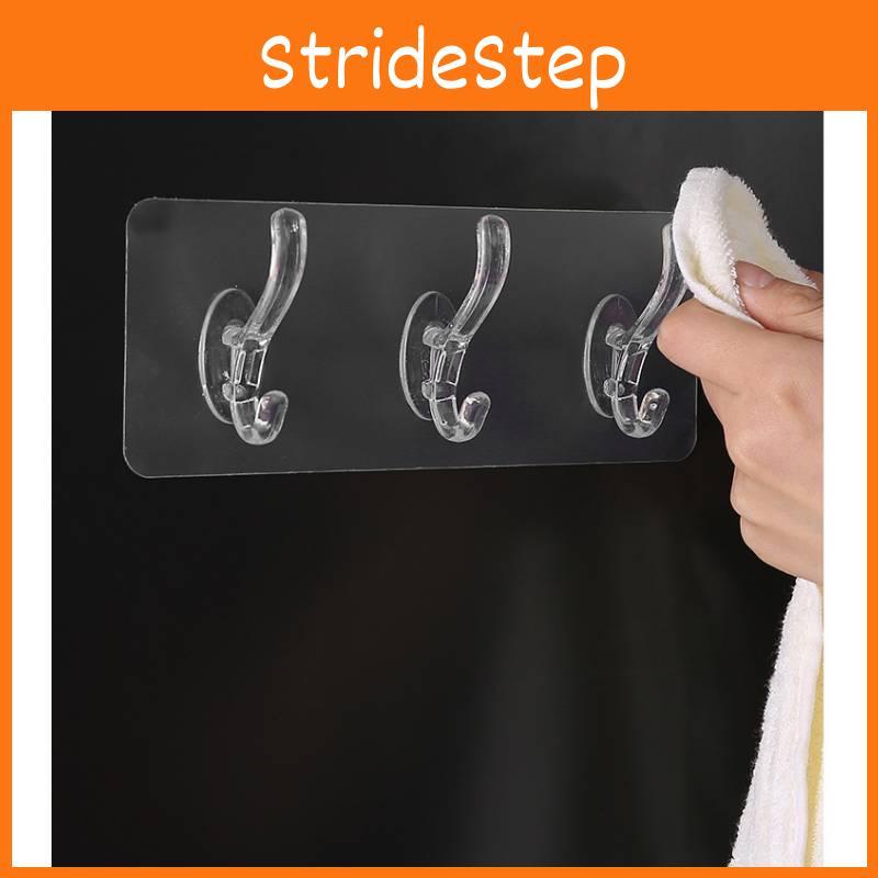 Sticky Hooks Plastic With Large Capacity For Organizing Toiletries Household