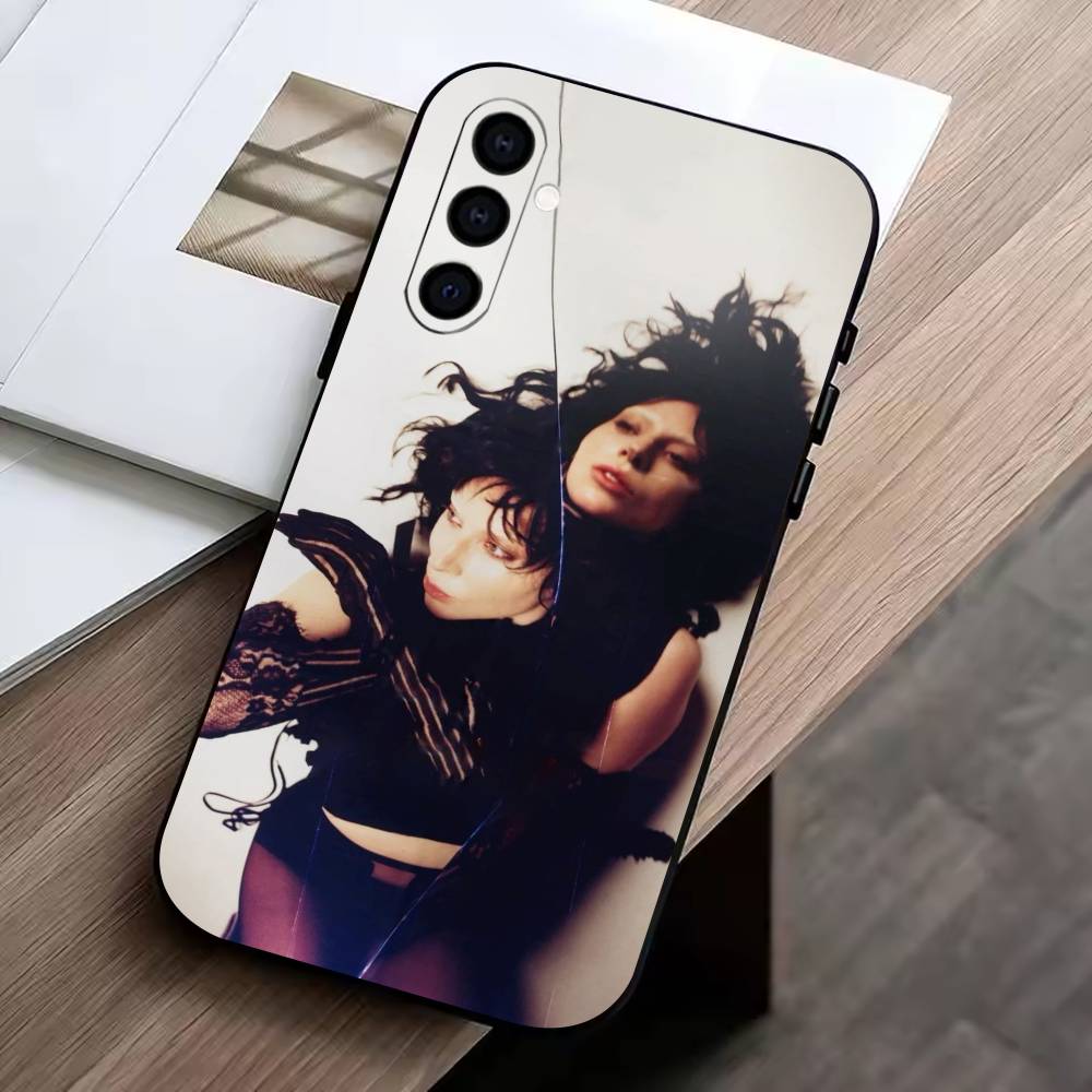 D-Talented Singer Lady Gaga Phone Case For Samsung Galaxy A73,A72,A71,A70,A53,A52,A51,Others Soft Black Cover