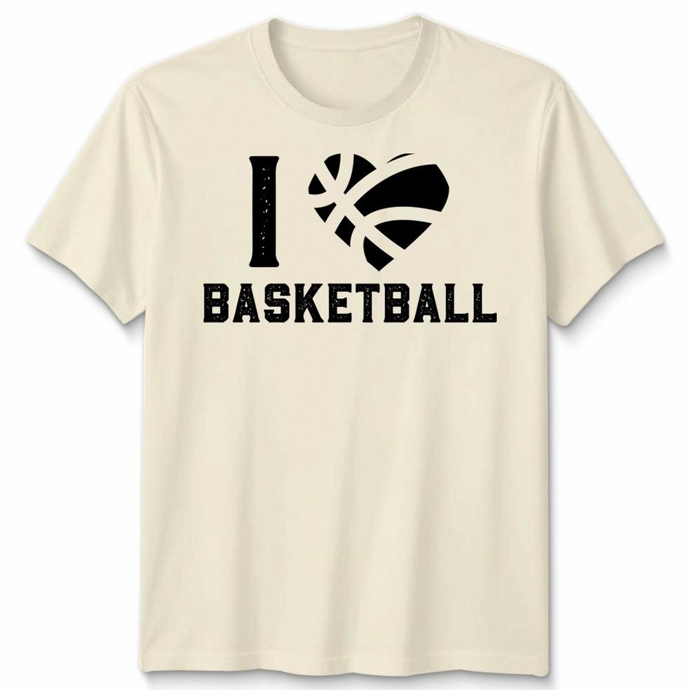 I Love Basketball Sports Fan Tee Unisex Unisex Graphic Unisex TShirt