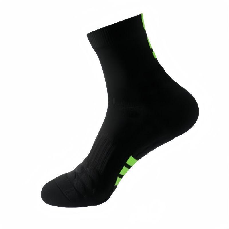 5 Pairs of Men's Thick Washcloth Bottom Non Slip Professional Marathon Running Basketball Badminton Tube Socks
