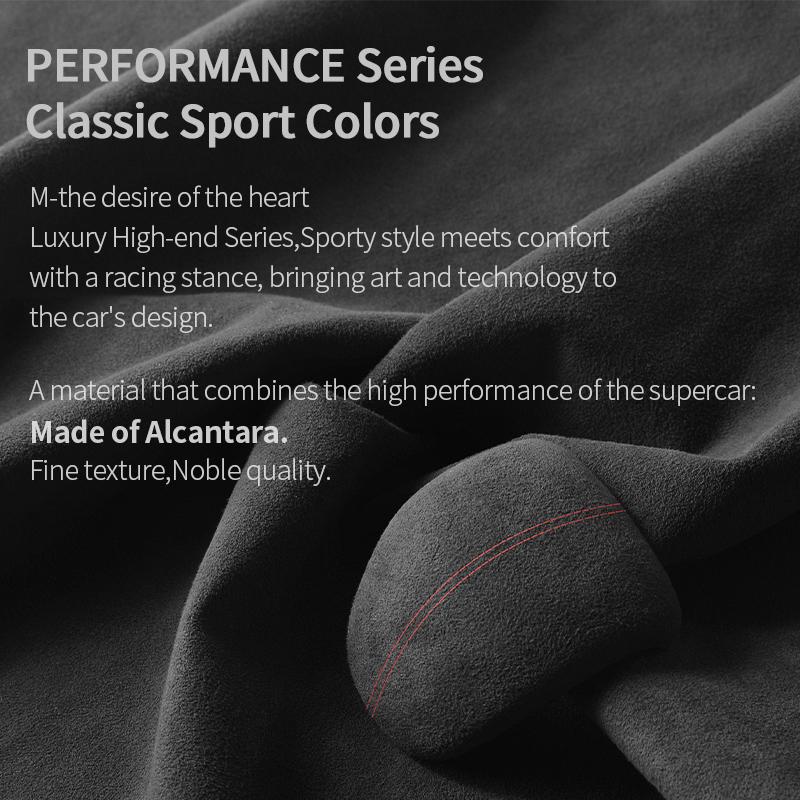 For Kia K3/ Sportage R /KX1 (2018-2021) Made of Alcantara Car Wrap Gear Shift Knob Trim Cover Boot Interior Tuning Accessories