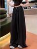 2025 Summer Women's Loose Fit Wide Leg Pants - Slimming, Versatile, Elastic Waist